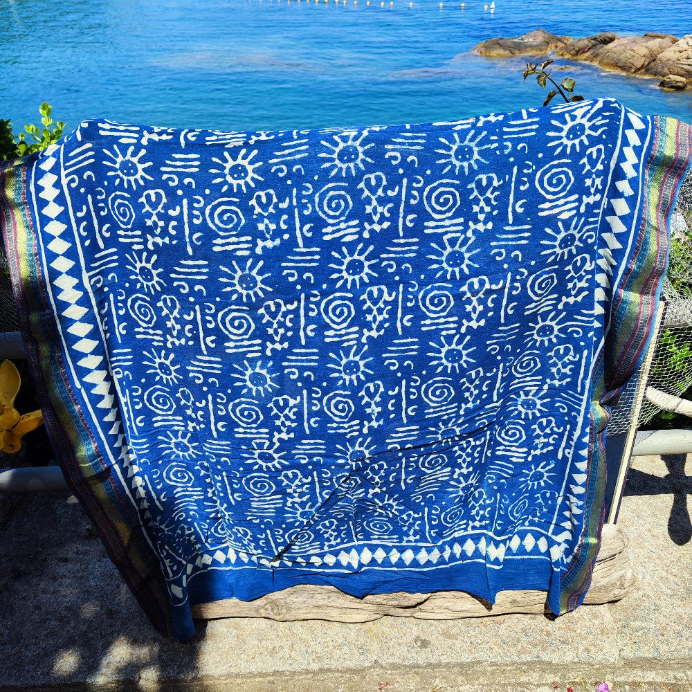Pareo - Sarong etnico in 100% cotone artigianale - ABEDAN