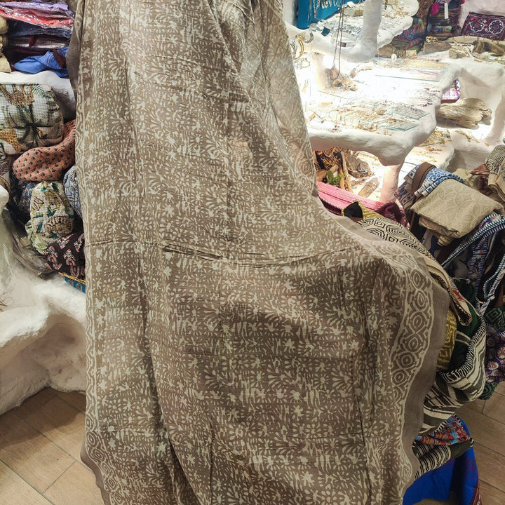 Pareo - Sarong BATIK in 100% cotone artigianale - TAMBU – intero