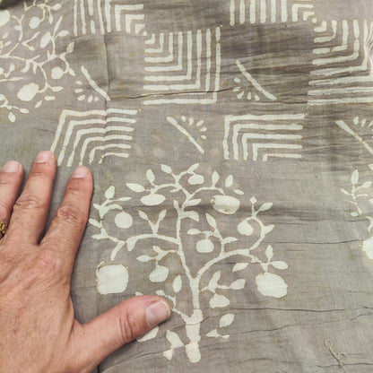 Pareo - Sarong BATIK in 100% cotone artigianale - TREE – dettagli