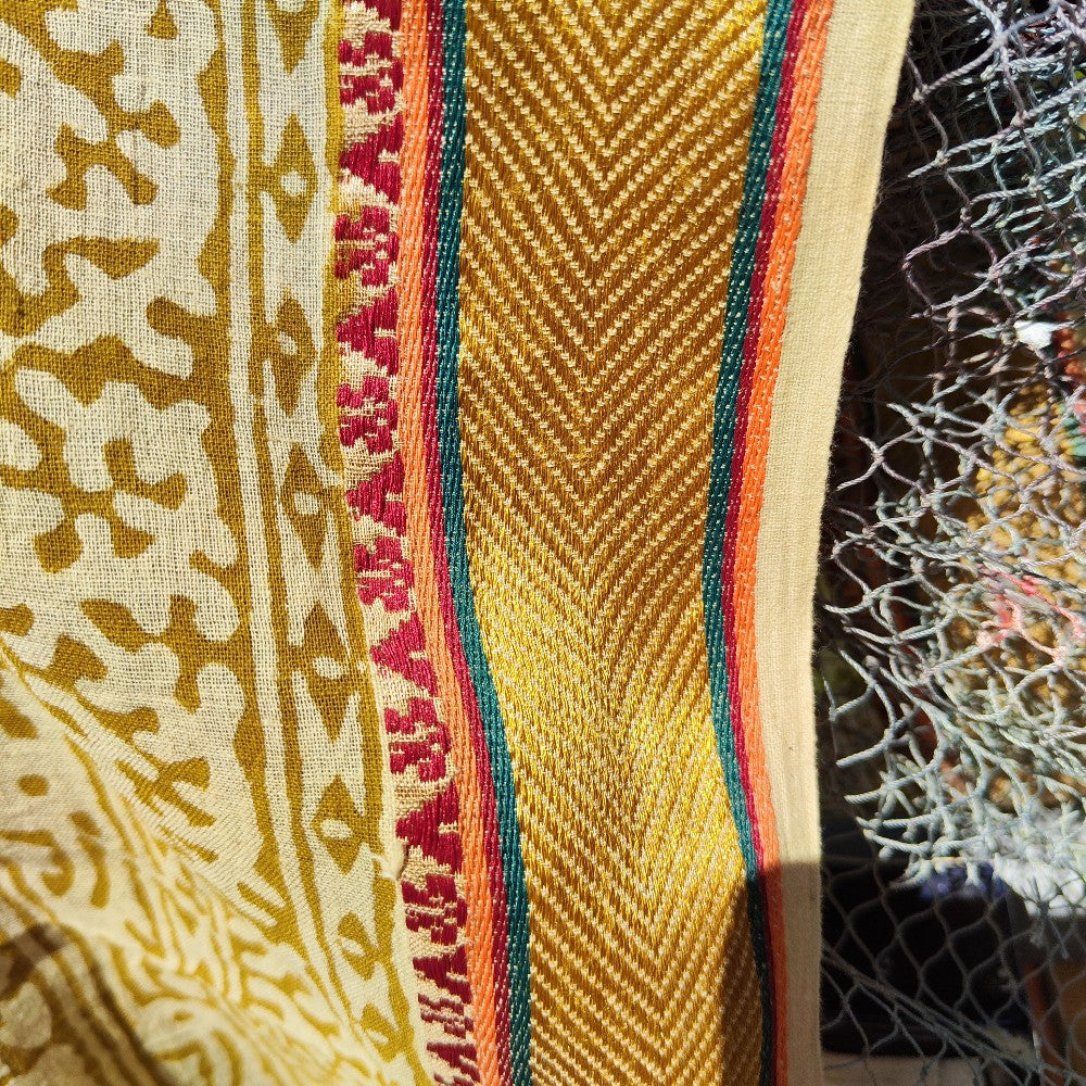 Pareo - Sciarpa artigianale in cotone -Telo da mare - LALE