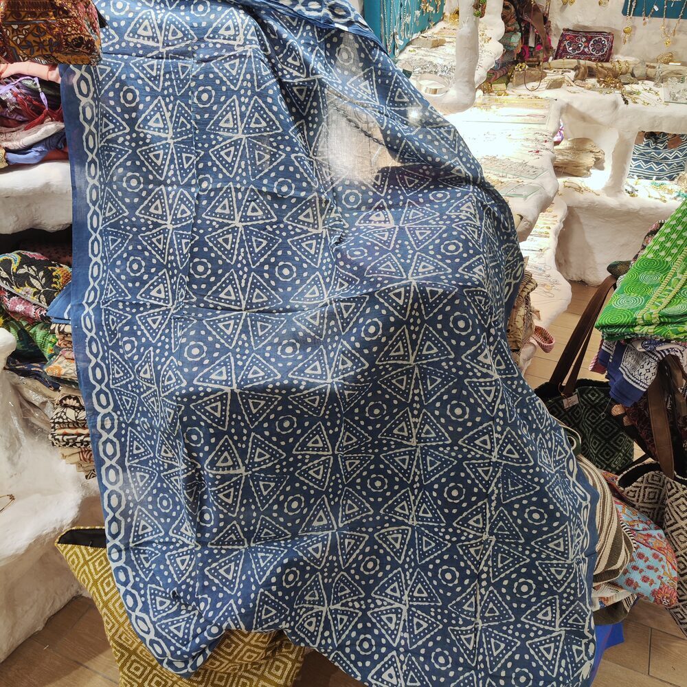 Pareo - Sarong BATIK etnico in 100% cotone artigianale - BIODOLA – totale