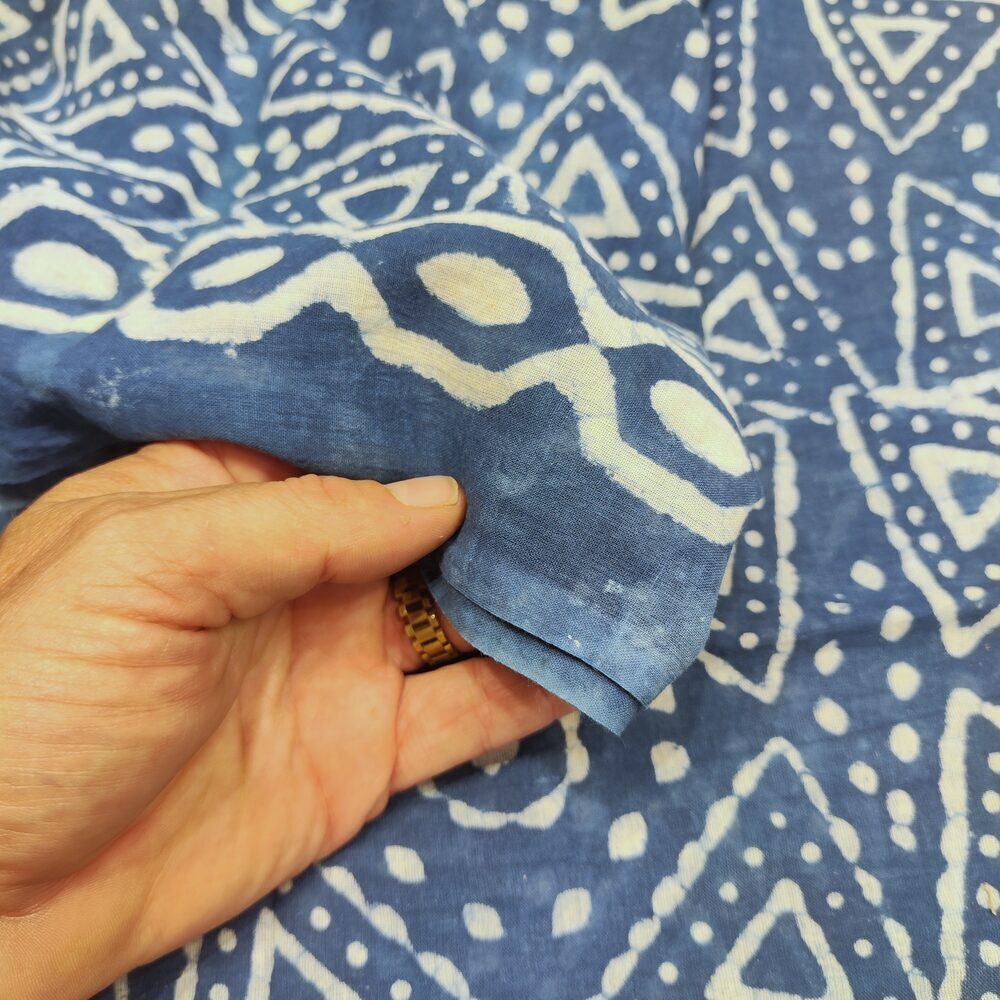 Pareo - Sarong BATIK etnico in 100% cotone artigianale - BIODOLA – dettaglio