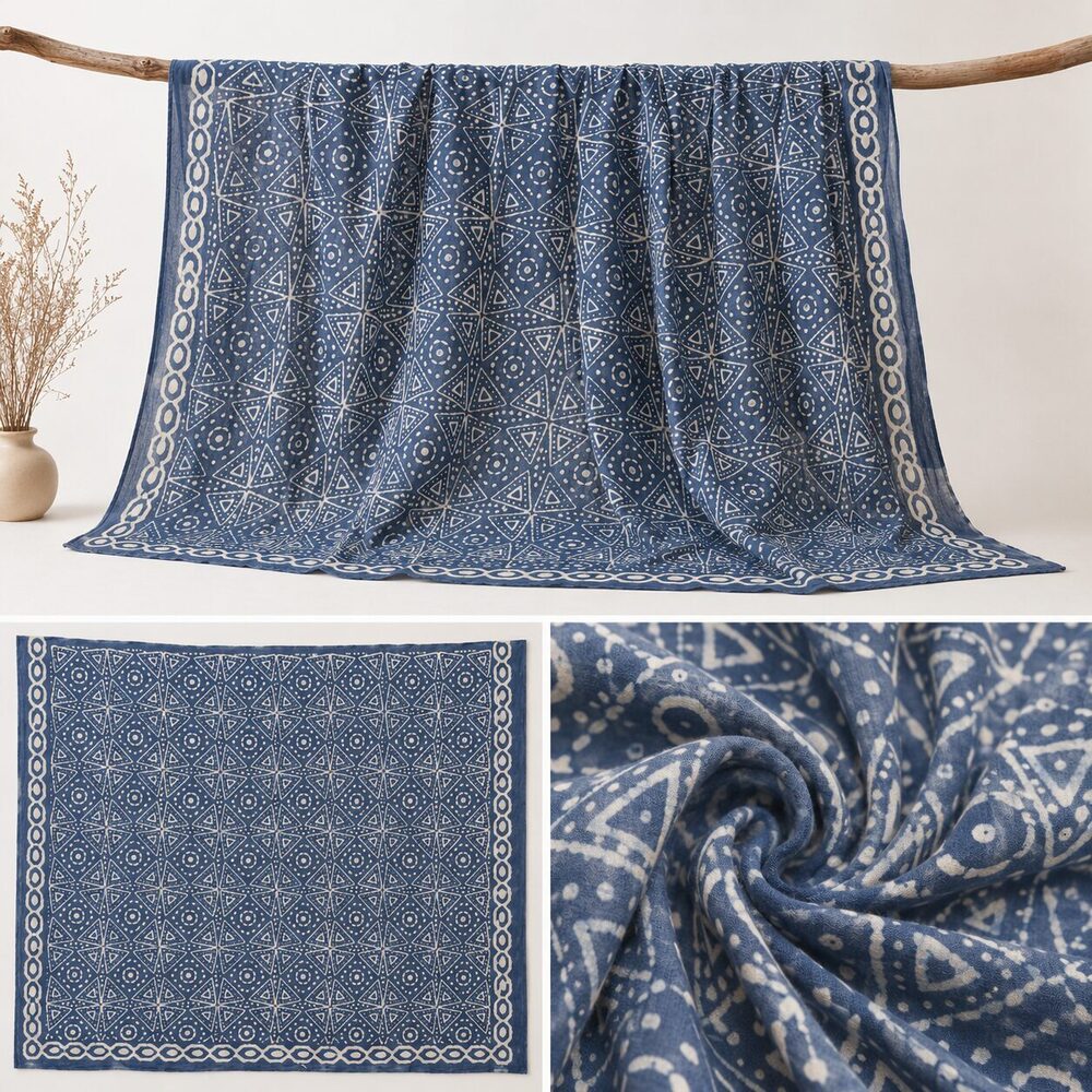 Pareo - Sarong BATIK etnico in 100% cotone artigianale - BIODOLA