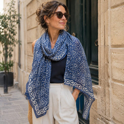 Pareo - Sarong BATIK etnico in 100% cotone artigianale - BIODOLA