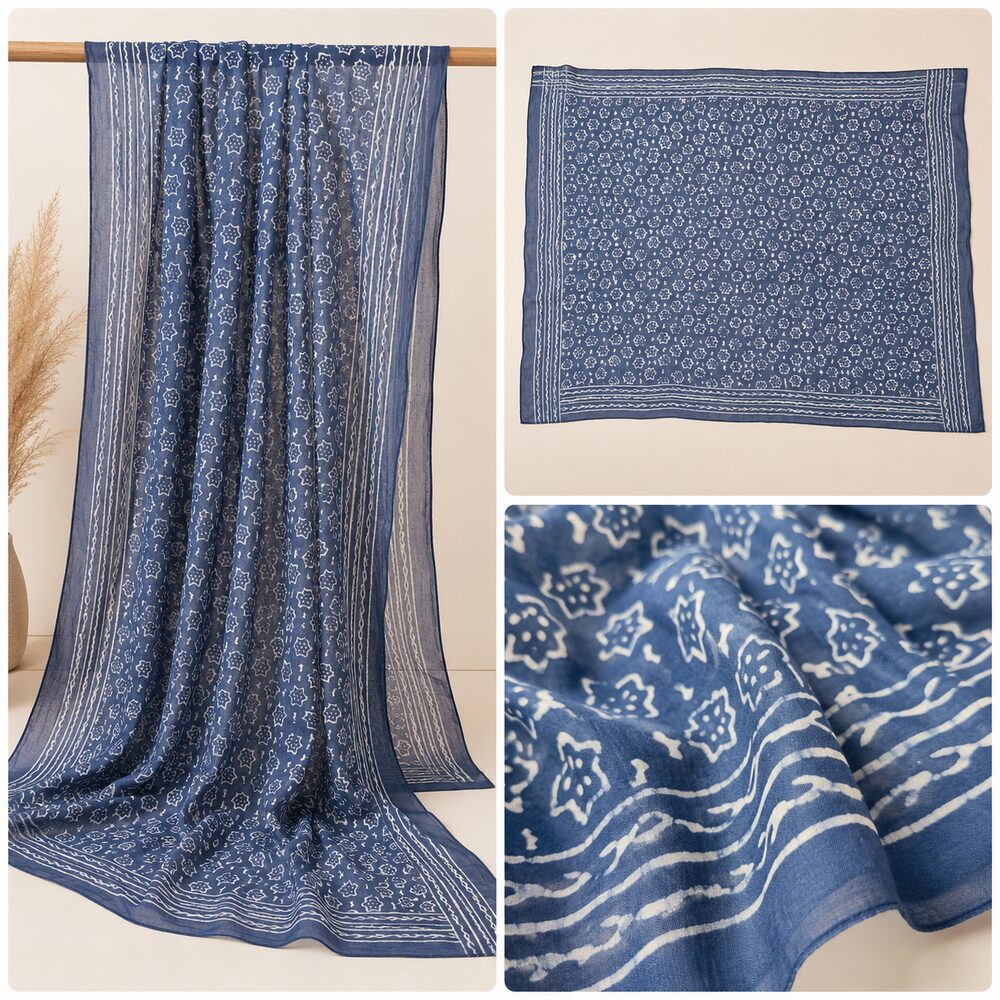 Pareo - Sarong BATIK etnico in 100% cotone artigianale - CAVOLI