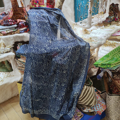Pareo - Sarong BATIK etnico in 100% cotone artigianale - CHIESSI – totale