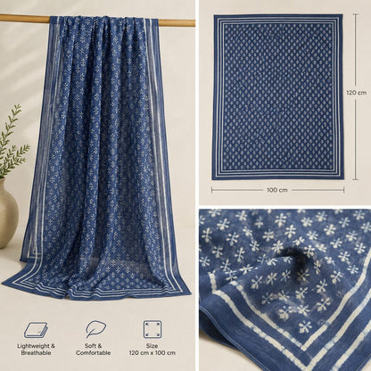 Pareo - Sarong BATIK etnico in 100% cotone artigianale - ENFOLA - misure