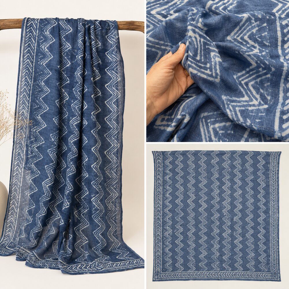 Pareo - Sarong BATIK etnico in 100% cotone artigianale - LACONA – immagine 4