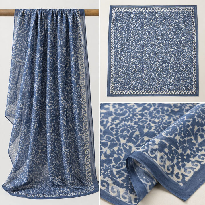Sarong - Ethnic BATIK Sarong in 100% handcrafted cotton - ZUCALE