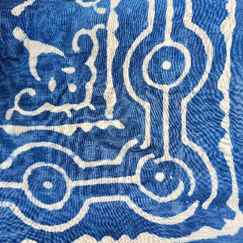 Pareo - Sarong etnico in 100% cotone artigianale - VADA – blu