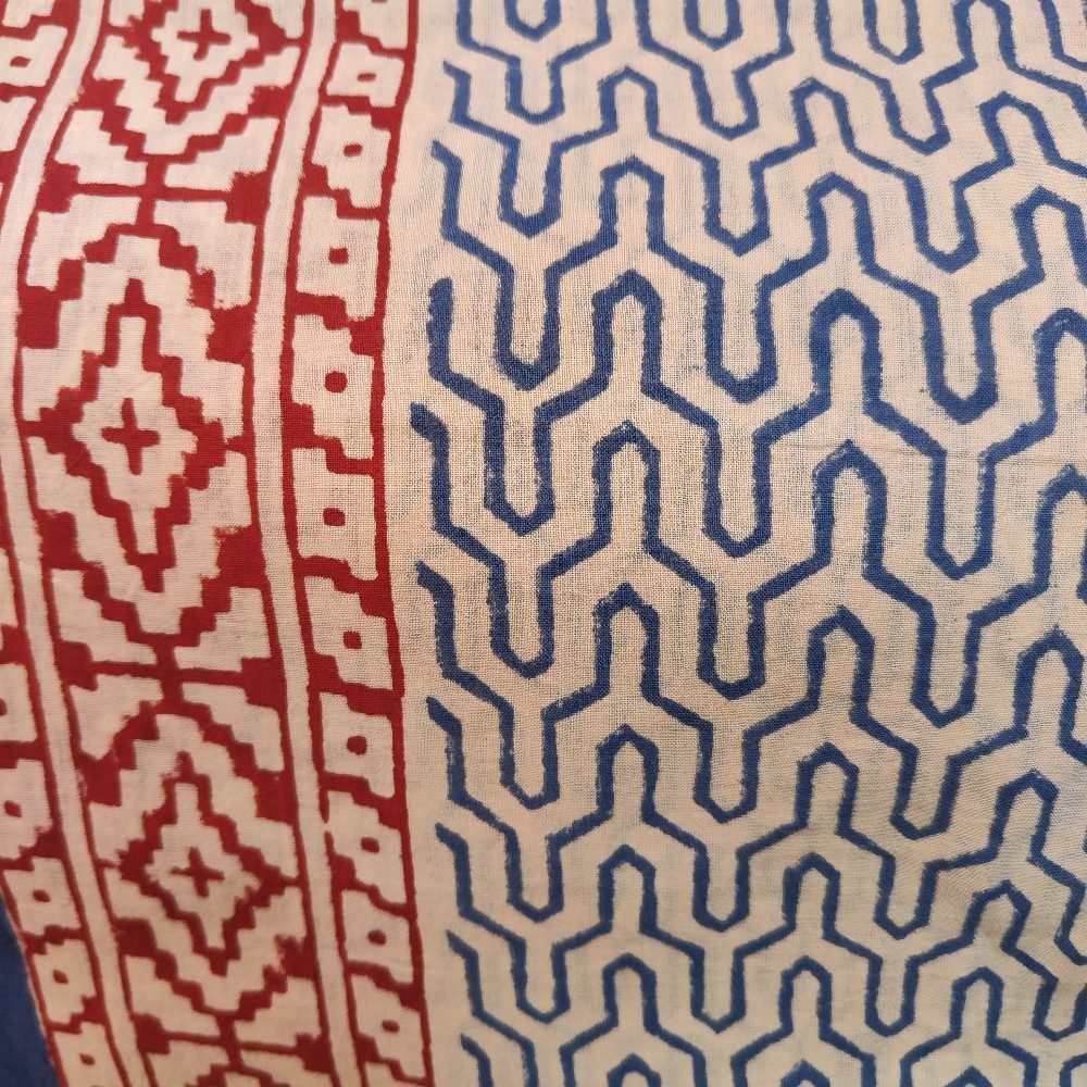 Pareo - Sarong in 100% cotone artigianale - LURA – blu