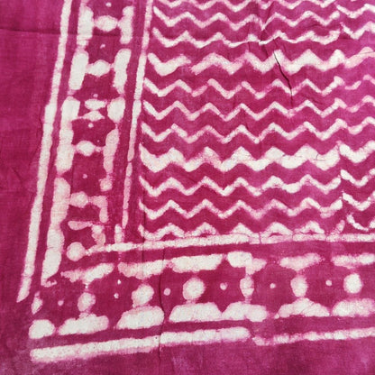 Pareo - Sarong etnico in 100% cotone artigianale - PATNA - fucsia