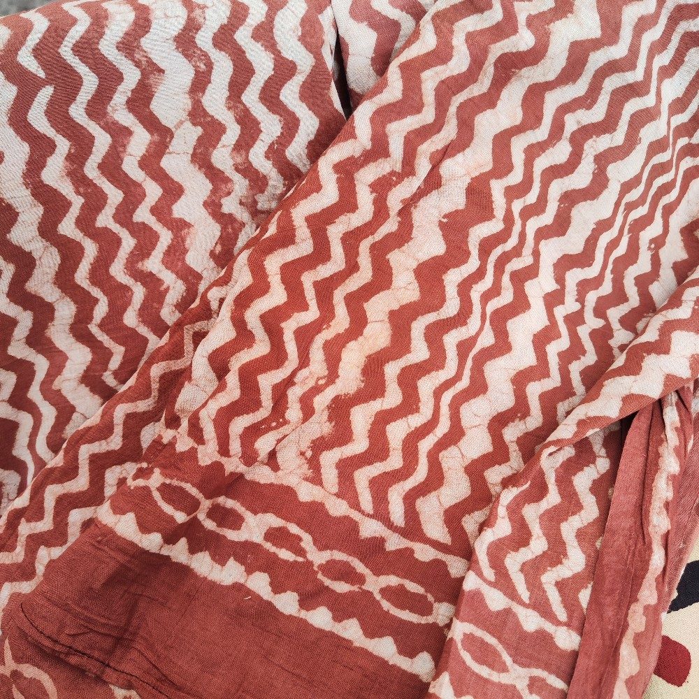 Pareo - Sarong etnico in 100% cotone artigianale - PATNA - marrone
