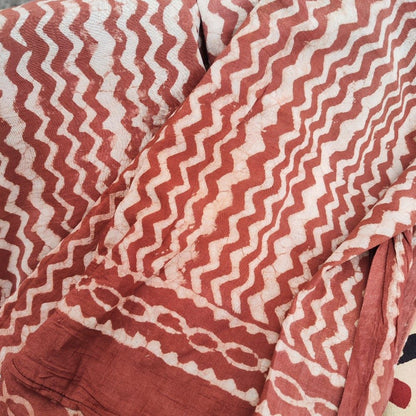 Pareo - Sarong etnico in 100% cotone artigianale - PATNA - marrone