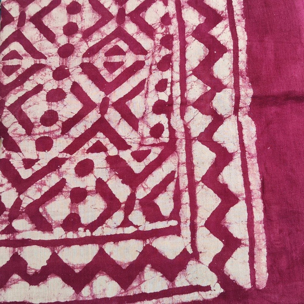 Pareo - Sarong etnico in 100% cotone artigianale - BATIK - fucisa