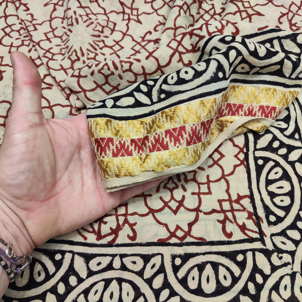 SCIARPA cotone - Pareo indiano artigianale - PRISMA