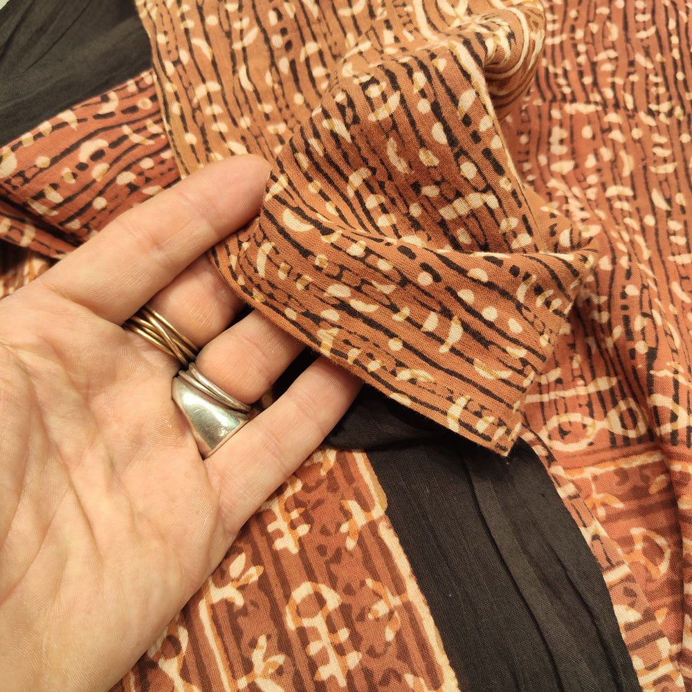 SCIARPA cotone - Pareo indiano artigianale - MISTRAL