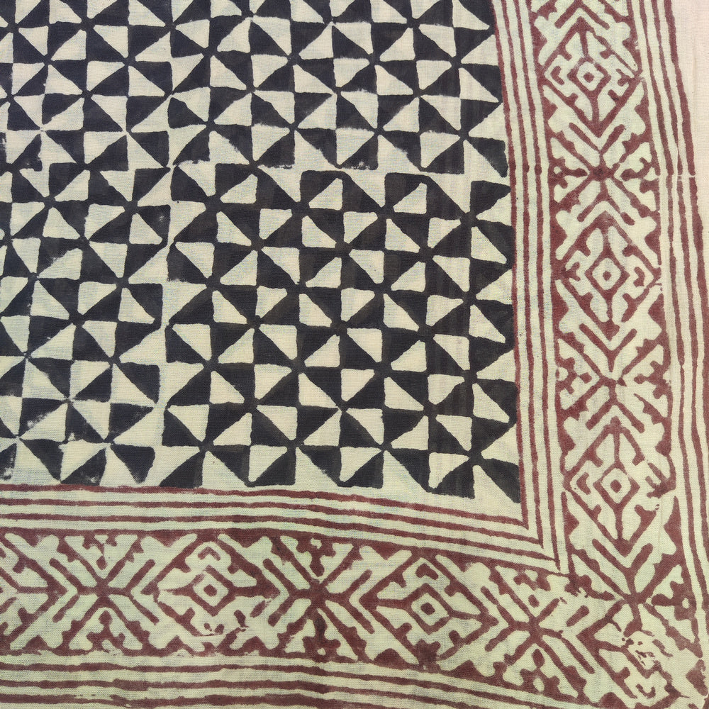 SCIARPA cotone - Pareo indiano artigianale - TRIS
