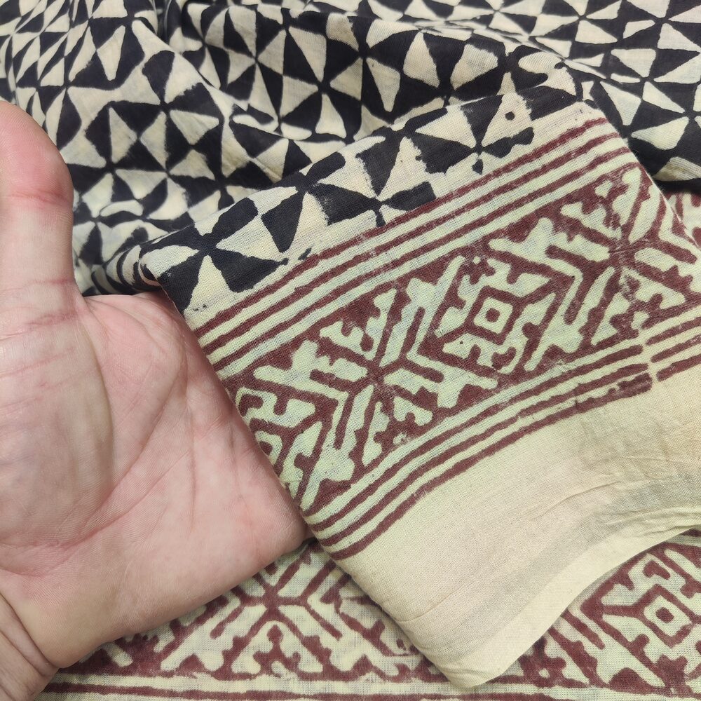 SCIARPA cotone - Pareo indiano artigianale - TRIS
