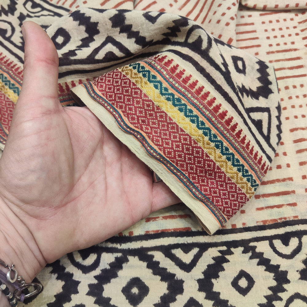 SCIARPA cotone - Pareo indiano artigianale - STRIPE