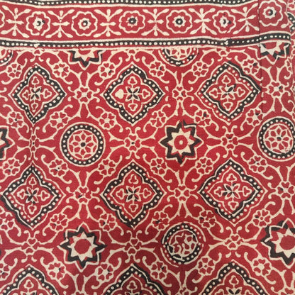 Pareo - Sciarpa artigianale in cotone con fantasie tribali KAL – dettaglio disegno