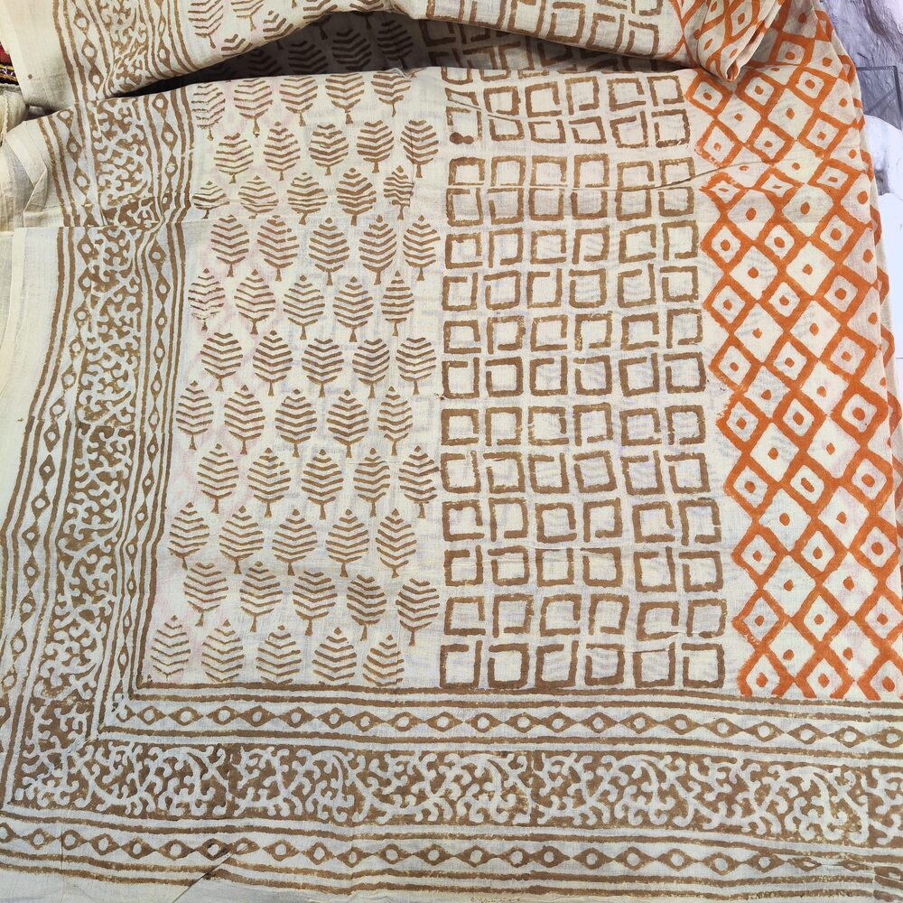 SCIARPA cotone - Pareo indiano artigianale - NIMBU