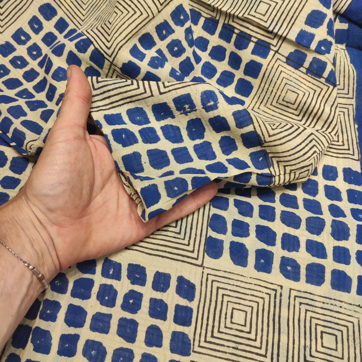 SCIARPA cotone - Pareo indiano artigianale - PSYCODELIC – immagine3