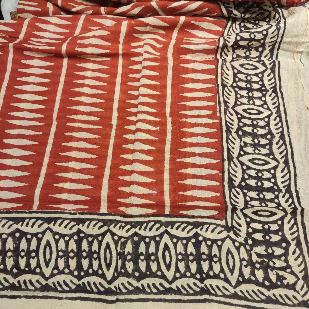 SCIARPA cotone - Pareo indiano artigianale - VIRA – dettaglio