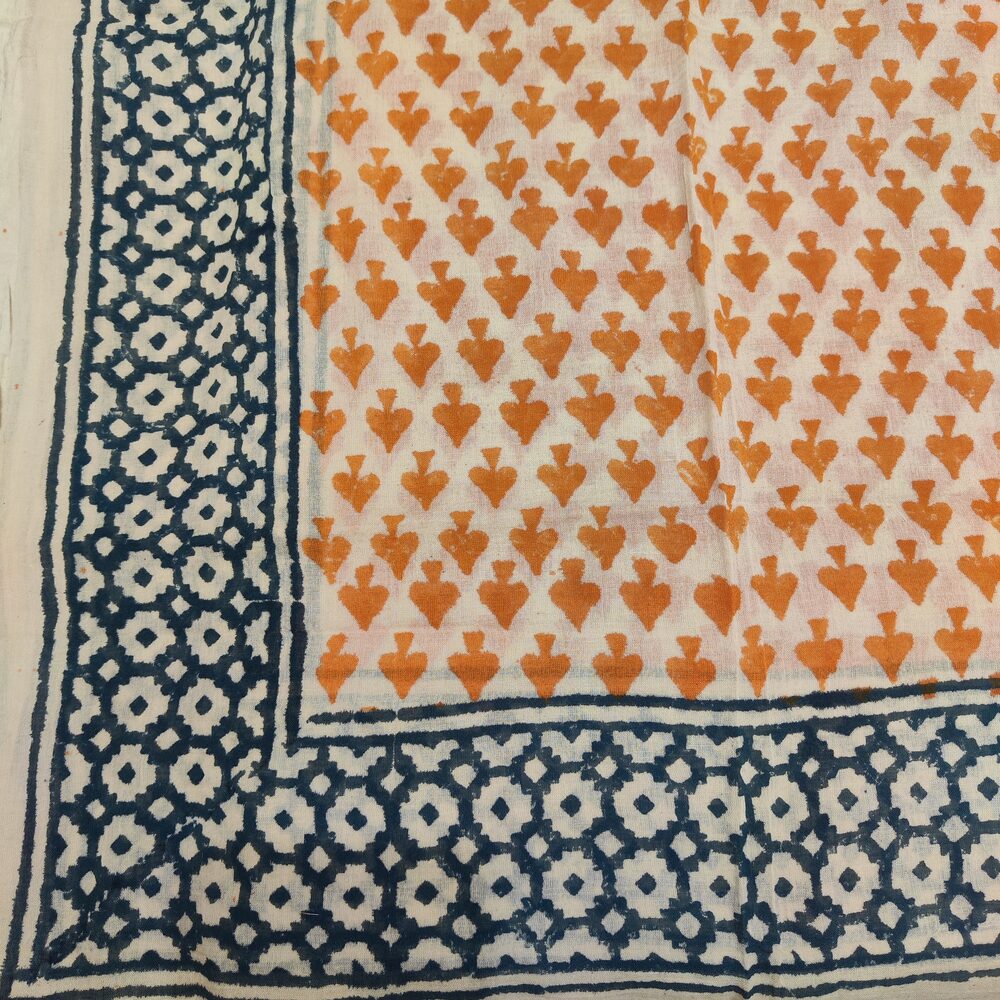 SCIARPA cotone - Pareo indiano artigianale - PIQUE – immagine1