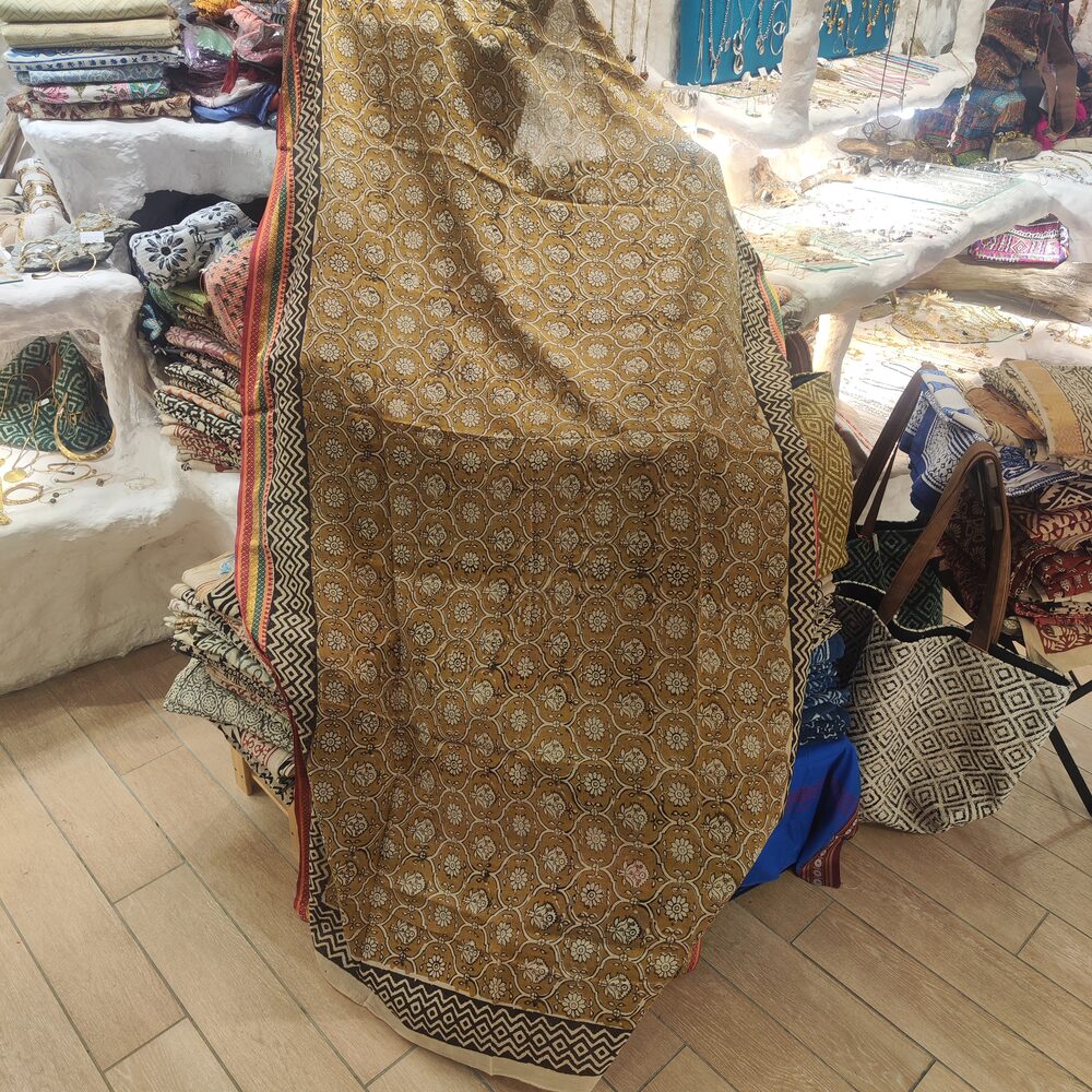 SCIARPA cotone - Pareo artigianale -copri tutto- MIRAMAR – immagine6