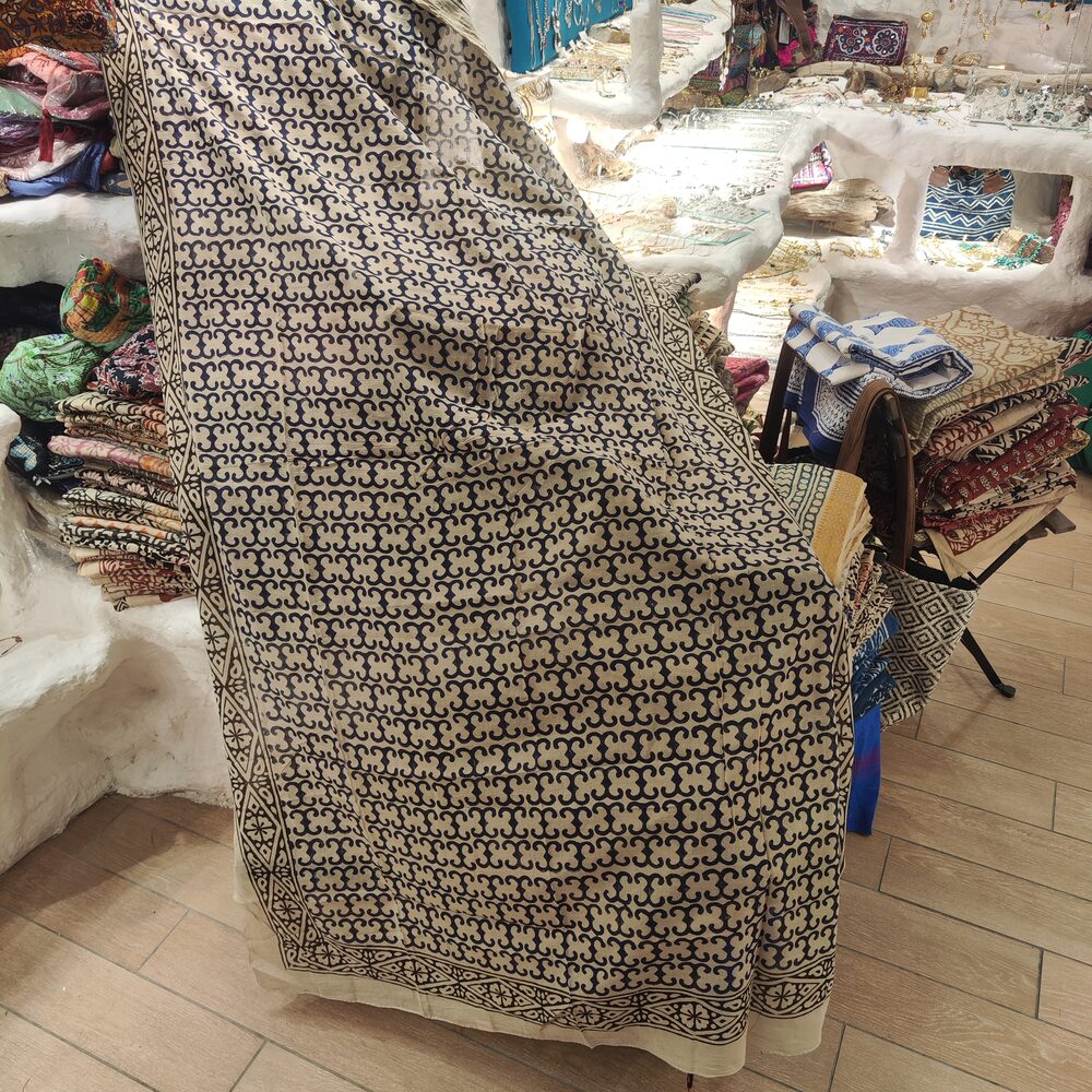 SCIARPA cotone - Pareo indiano artigianale - HIPSTER – totale