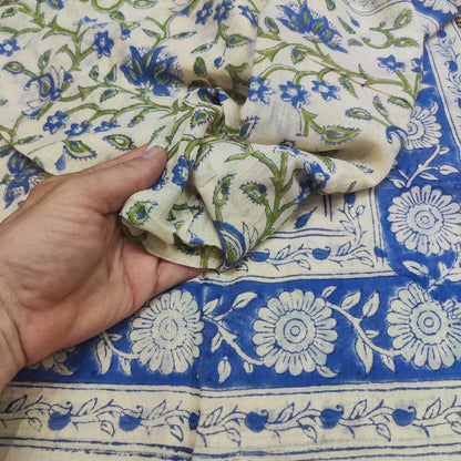 Pareo - Sarong in 100% cotone artigianale - PONDICHERRY – immagine3