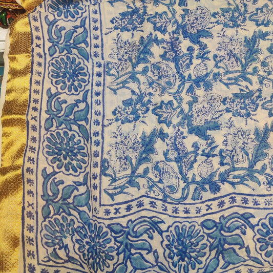 Pareo - 100% handmade cotton sarong - TRIVANDRUM