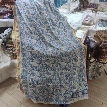 Pareo - Sarong in 100% cotone artigianale - TRIVANDRUM – immagine4