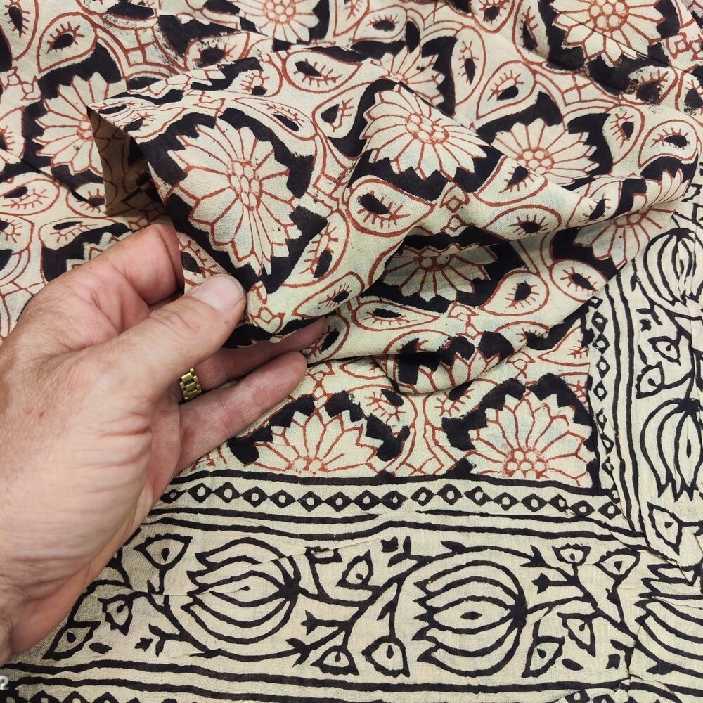 SCIARPA cotone - Pareo indiano artigianale - MIRANDA – immagine3