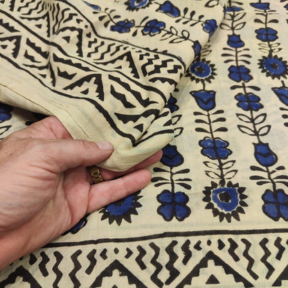 SCIARPA cotone - Pareo indiano artigianale - BELMONT – dettaglio