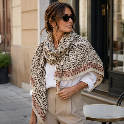 Pareo - Sarong etnico in 100% cotone artigianale - KOBA – immagine2