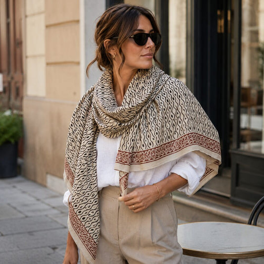 Pareo - Ethnic sarong in 100% handmade cotton - KOBA