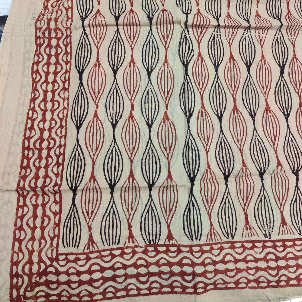 SCIARPA cotone - Pareo indiano artigianale - NINFEA – immagine1