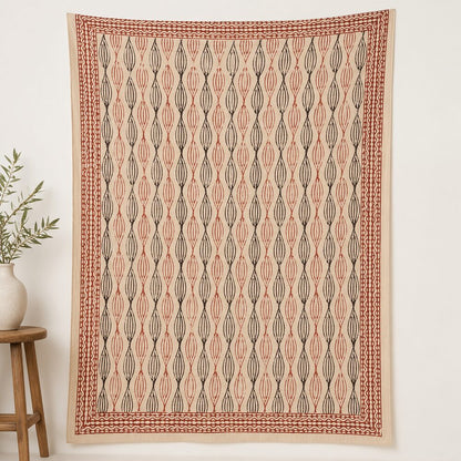 SCIARPA cotone - Pareo indiano artigianale - NINFEA – immagine5