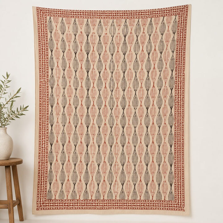 SCIARPA cotone - Pareo indiano artigianale - NINFEA