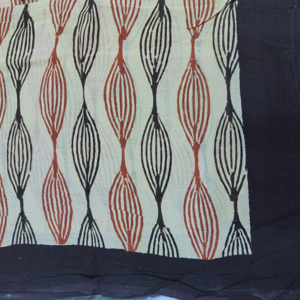 SCIARPA cotone - Pareo indiano artigianale - NINFEA – immagine7