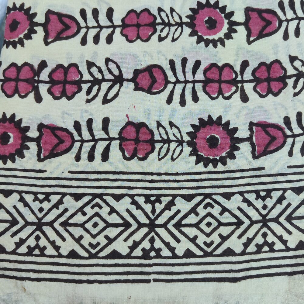 SCIARPA cotone - Pareo indiano artigianale - BELMONT – dettaglio