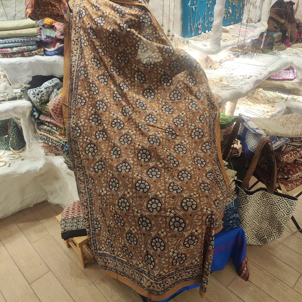 SCIARPA cotone - Pareo indiano artigianale - MIRAFLORES – immagine4