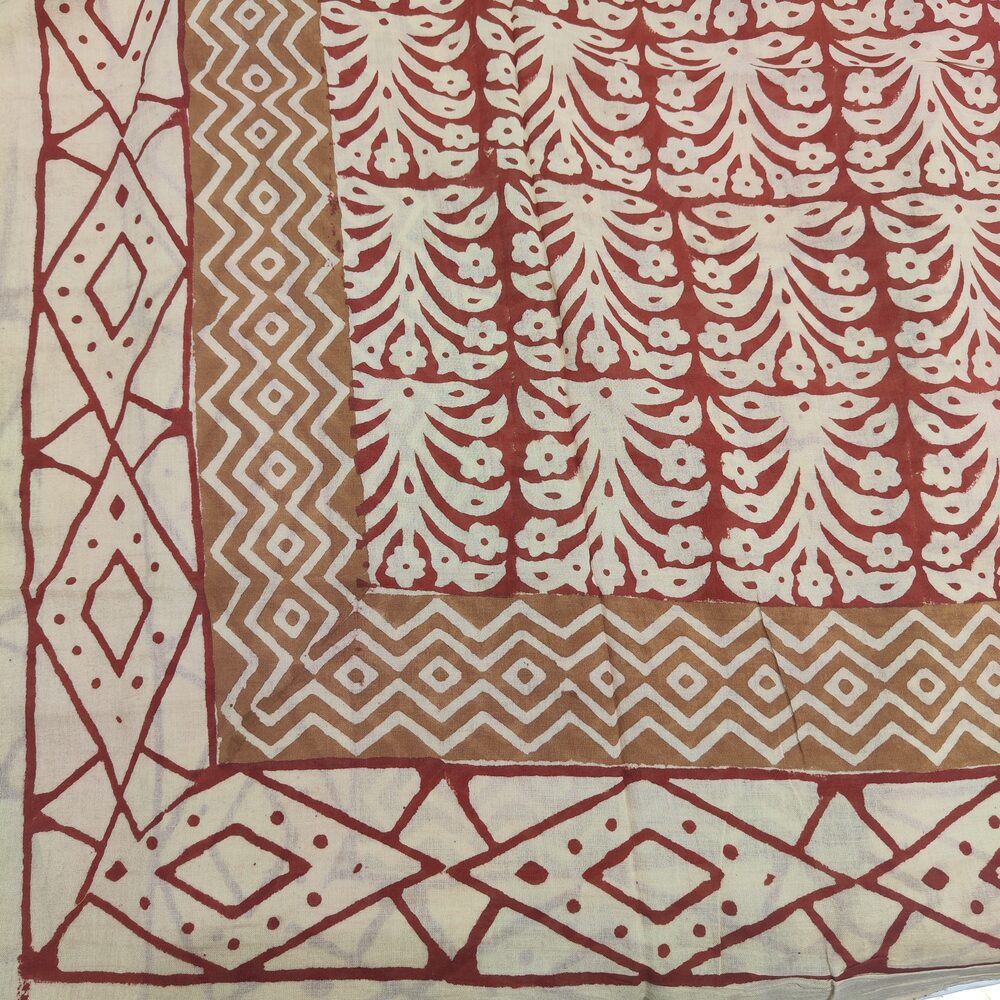 SCIARPA cotone - Pareo indiano artigianale - POMPEI – immagine1