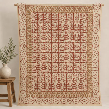 SCIARPA cotone - Pareo indiano artigianale - POMPEI – immagine5