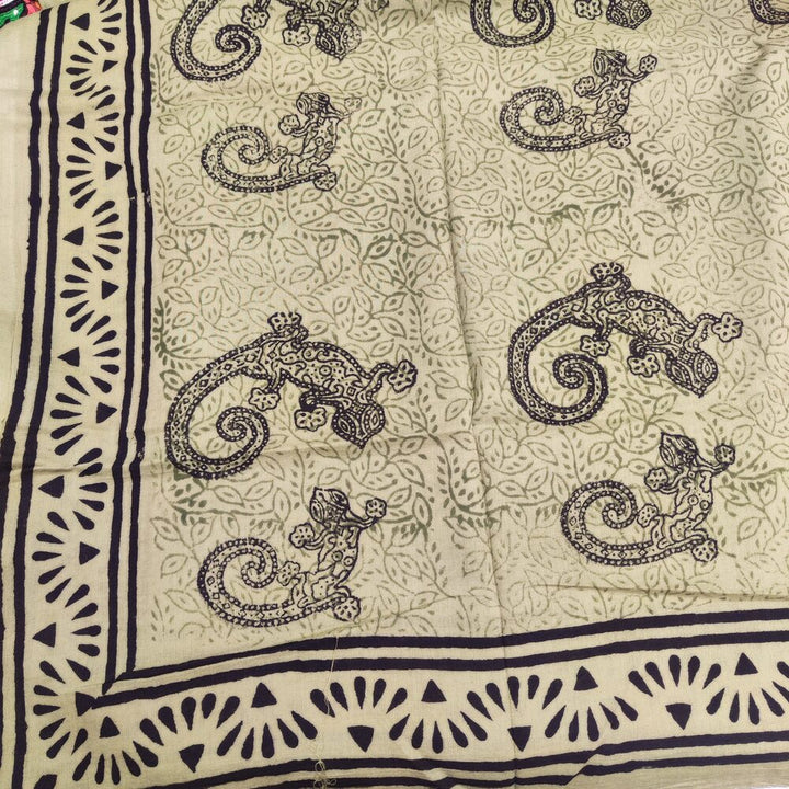 Pareo - Handmade cotton scarf with tribal patterns - GEKO