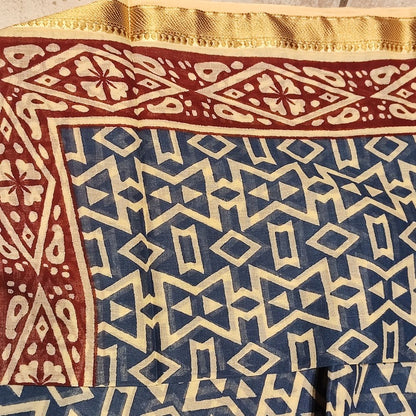 Pareo - Sarong etnico in 100% cotone artigianale - VIKRAM