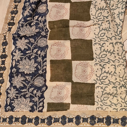 SCIARPA cotone - Pareo indiano artigianale - VEDIKA