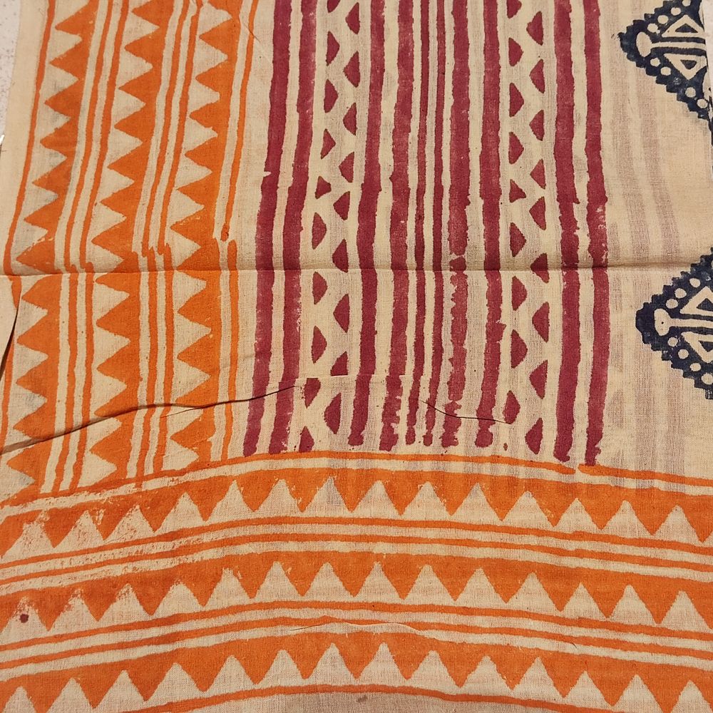 Pareo - Sarong etnico in 100% cotone artigianale - ORANGE